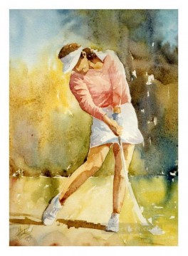 golf 01 impresionista Pinturas al óleo